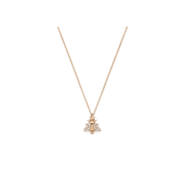 Collana con ape e diamanti