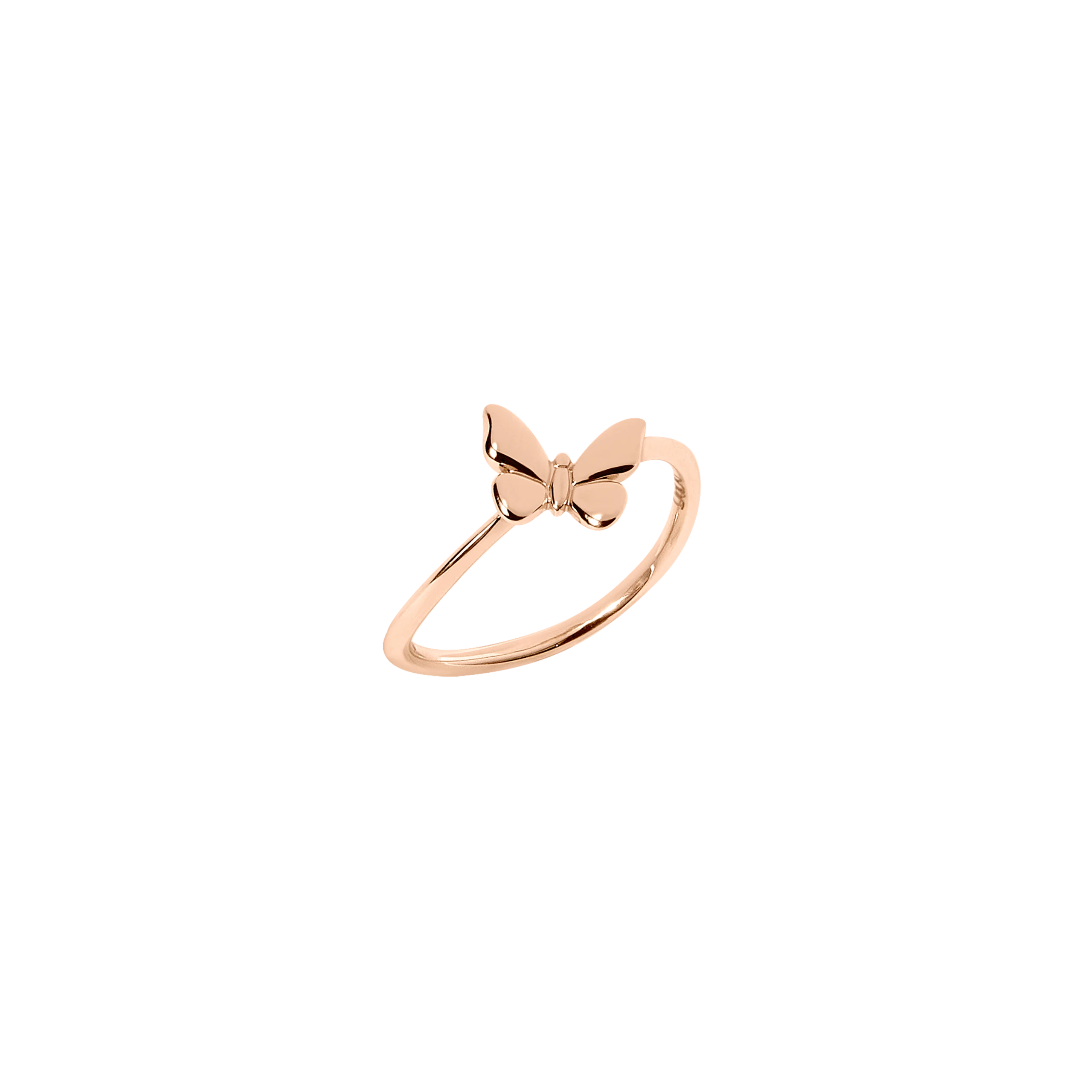 Anello Farfalla Oro Rosa