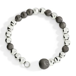 Bracciale Pepita in Argento e Titanio