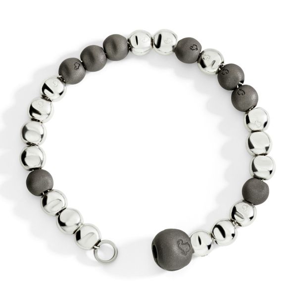 Bracciale Pepita in Argento e Titanio