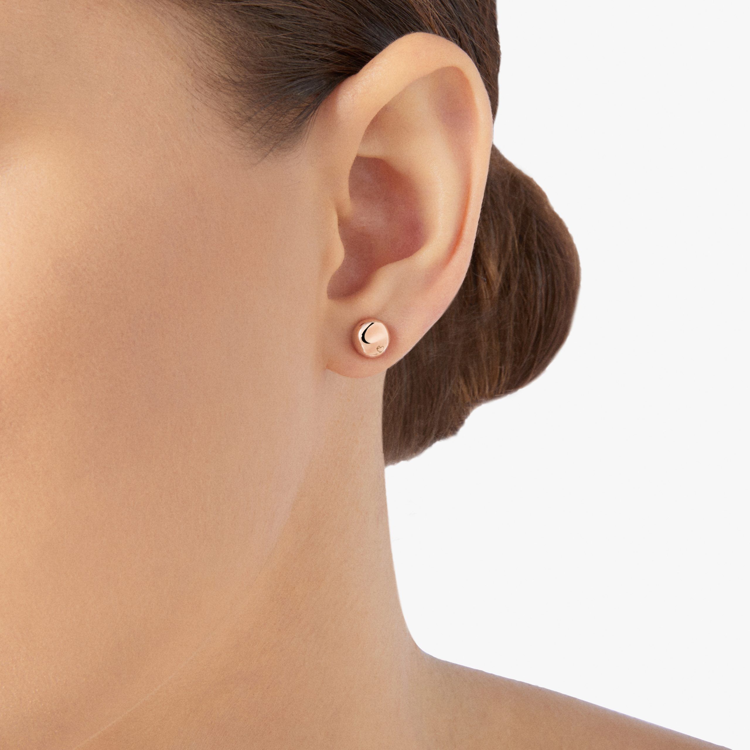 Mono Orecchino Stud Oro Rosa - immagine 3
