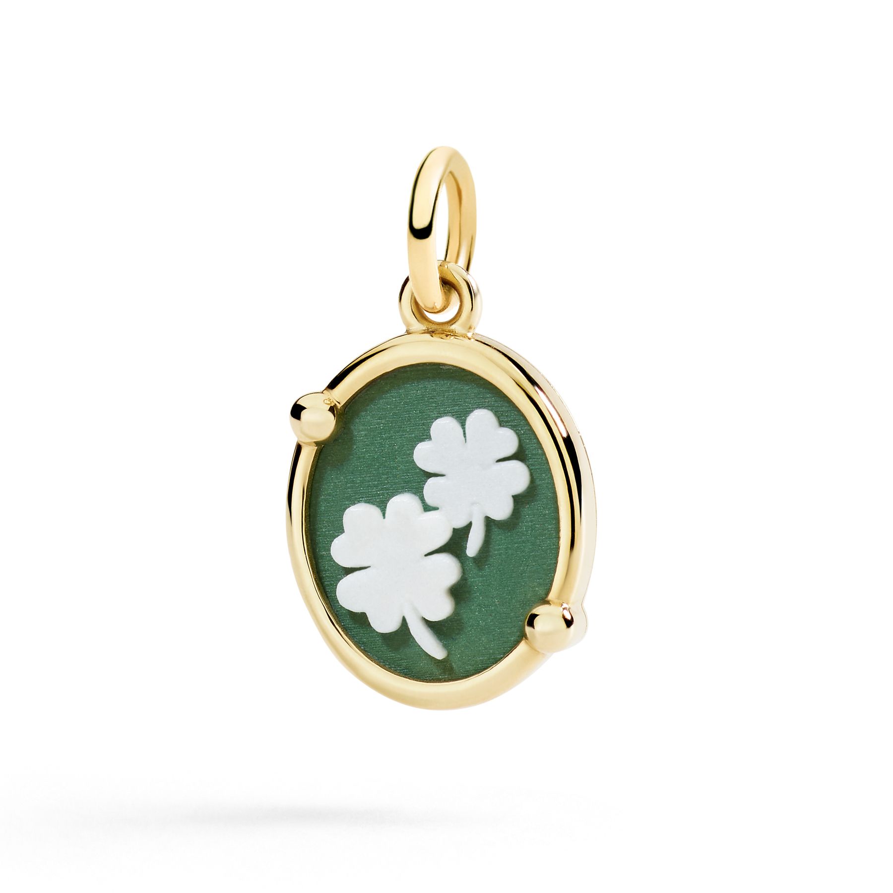 Ciondolo Cameo Quadrifoglio
