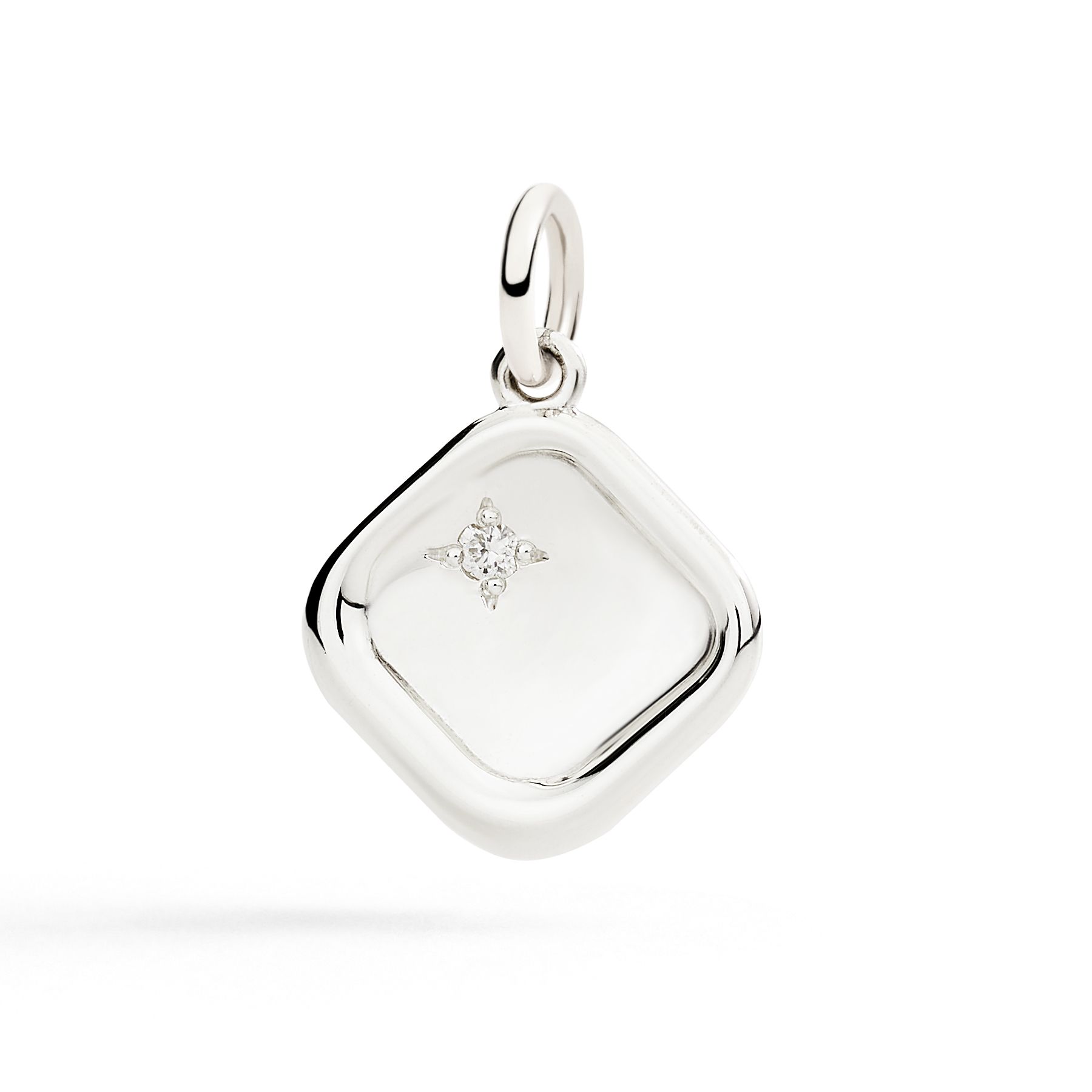 Ciondolo Sigillo e Diamante Bianco