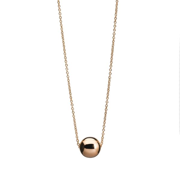 Collana con sfera in oro